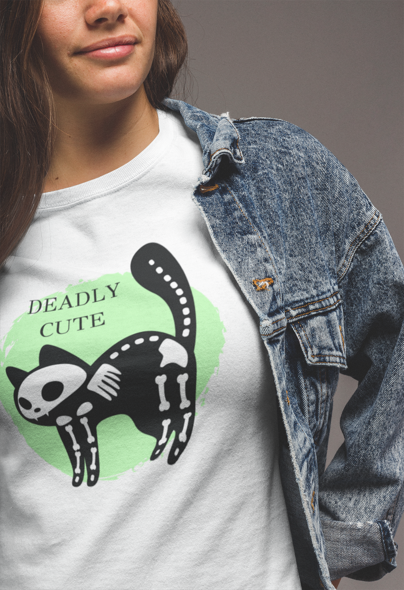 Deadly Cute Cat Halloween t-shirt