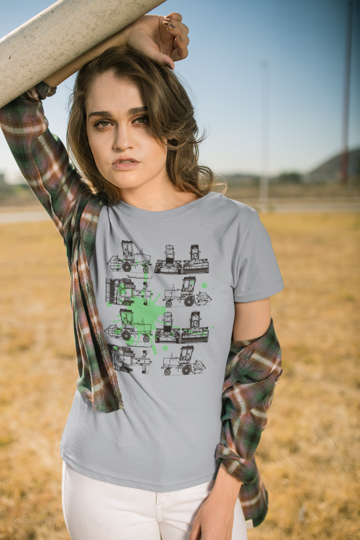 Harvester Blueprints - Farmer - Graphic t-shirt