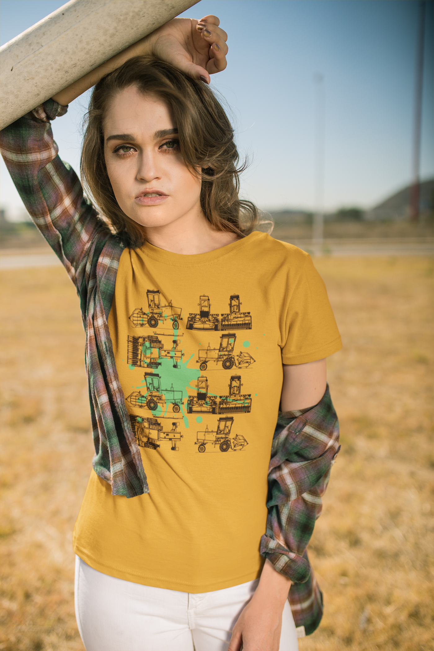 Harvester Blueprints - Farmer - Graphic t-shirt