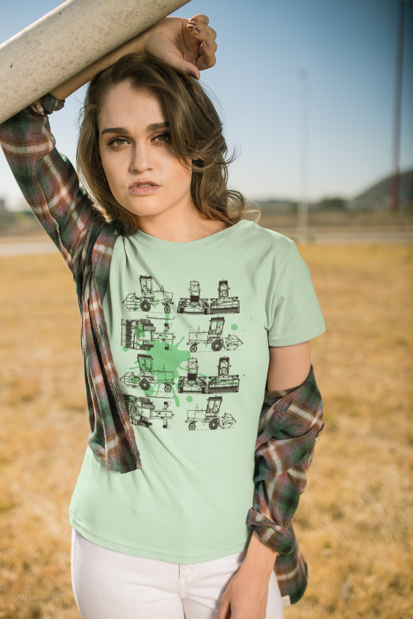 Harvester Blueprints - Farmer - Graphic t-shirt