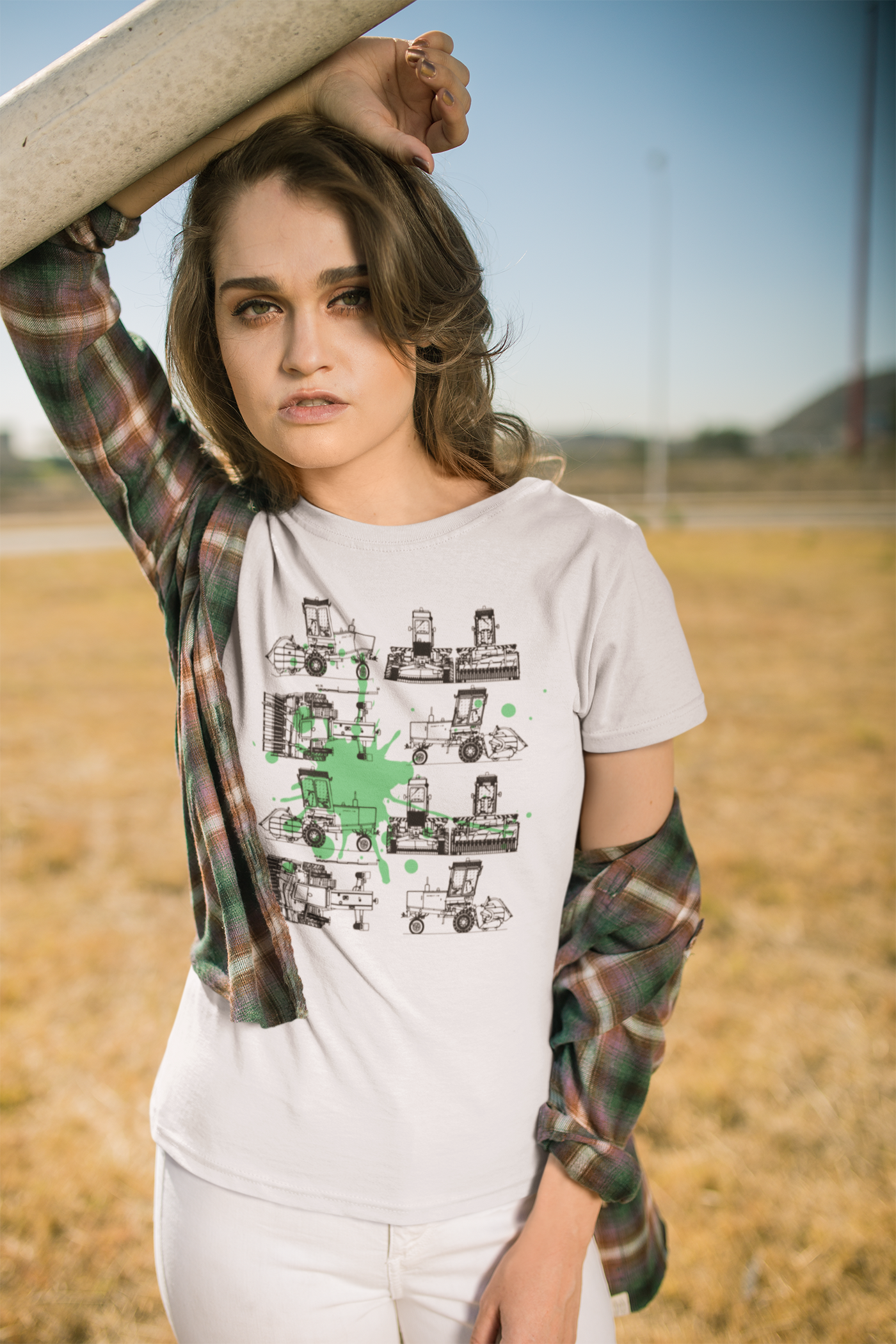 Harvester Blueprints - Farmer - Graphic t-shirt