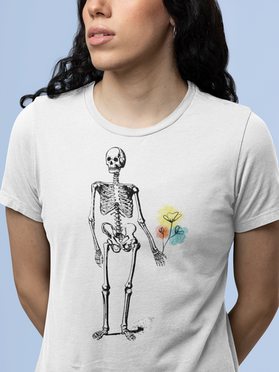 Skeleton Flower - Gardening - Graphic t-shirt