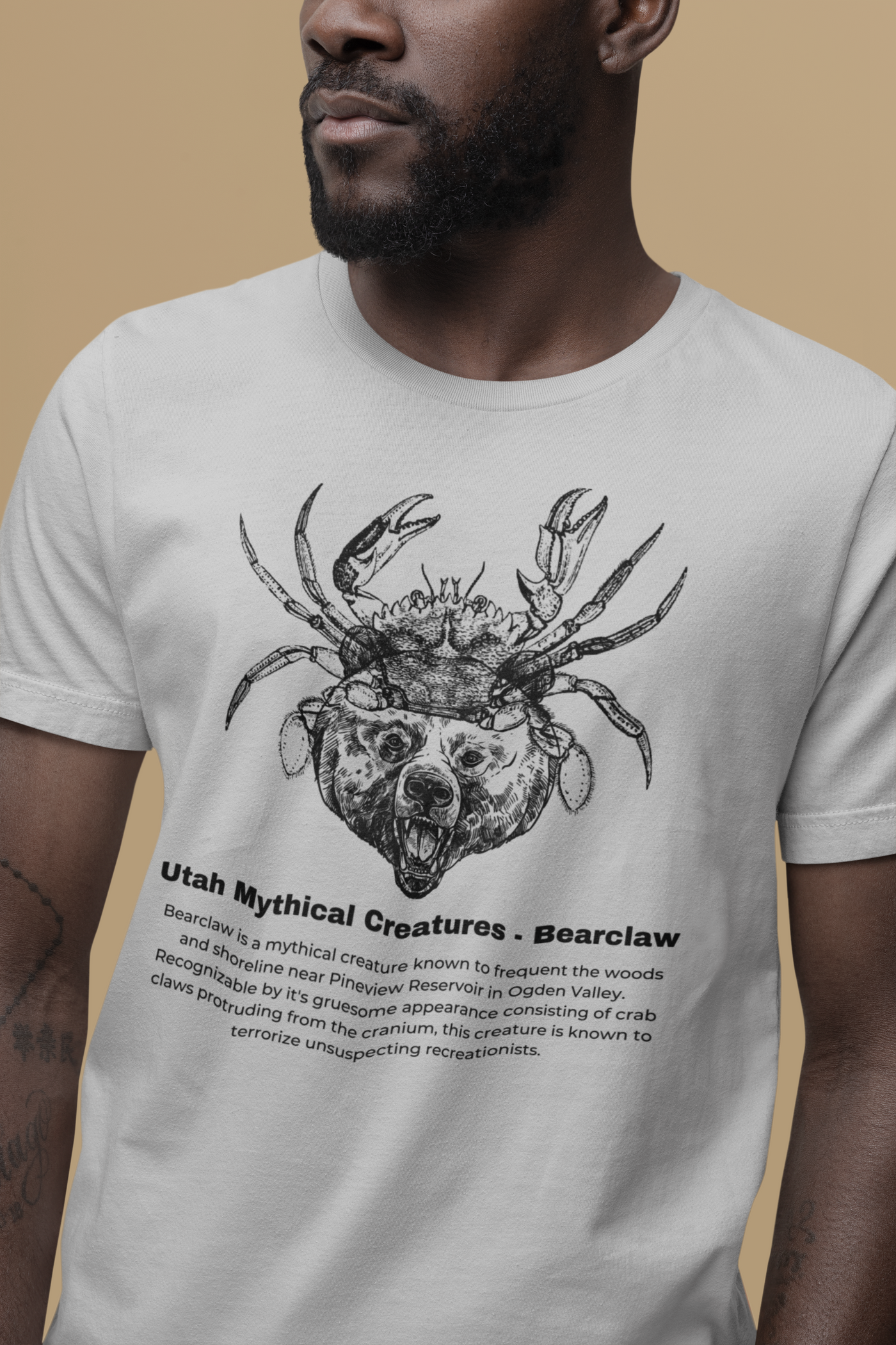 Bearclaw - Utah Mythical Creatures - Graphic t-shirt