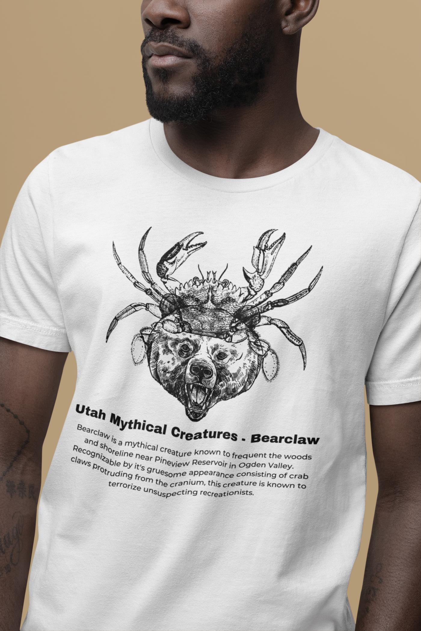 Bearclaw - Utah Mythical Creatures - Graphic t-shirt