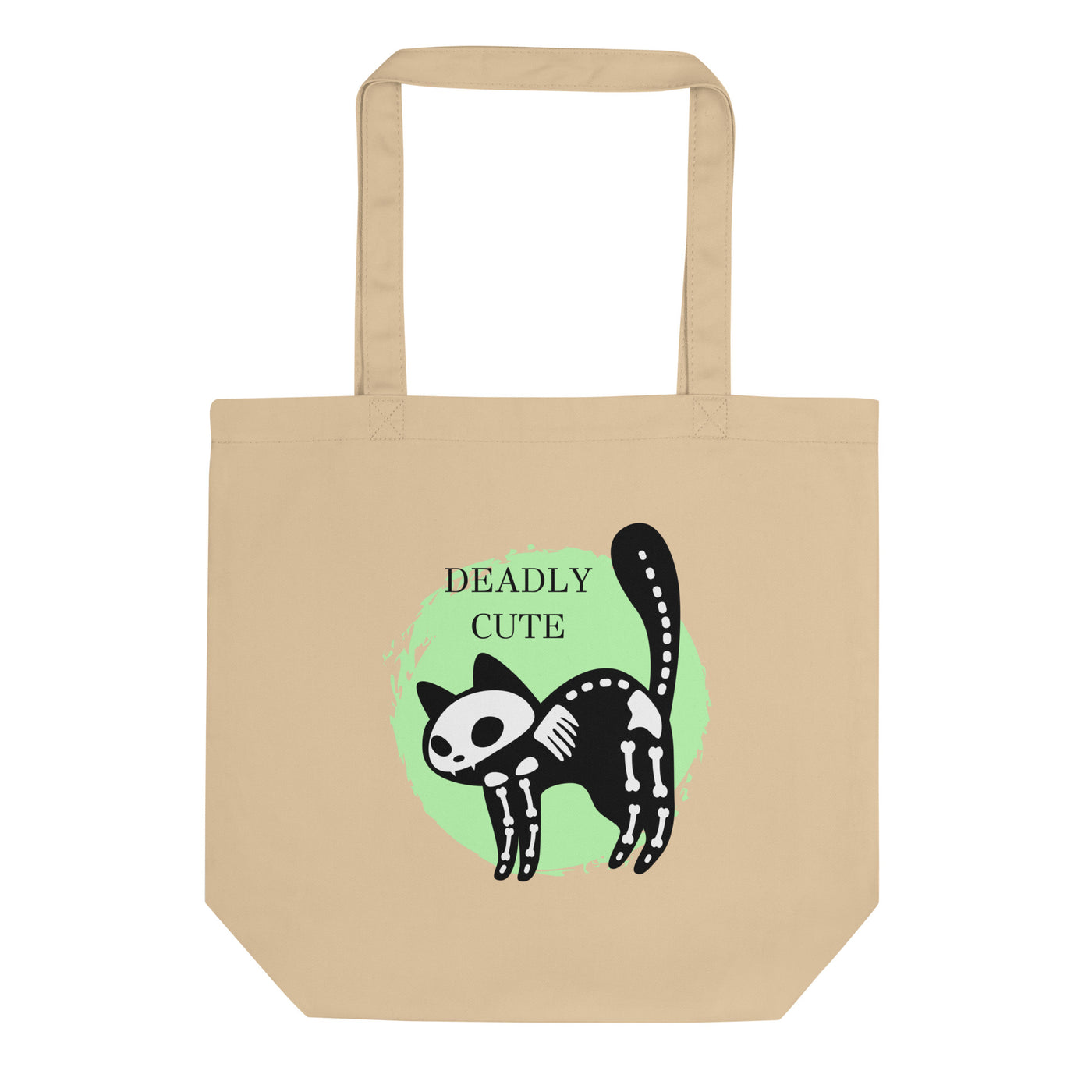 Deadly Cute Cat Eco Tote Bag