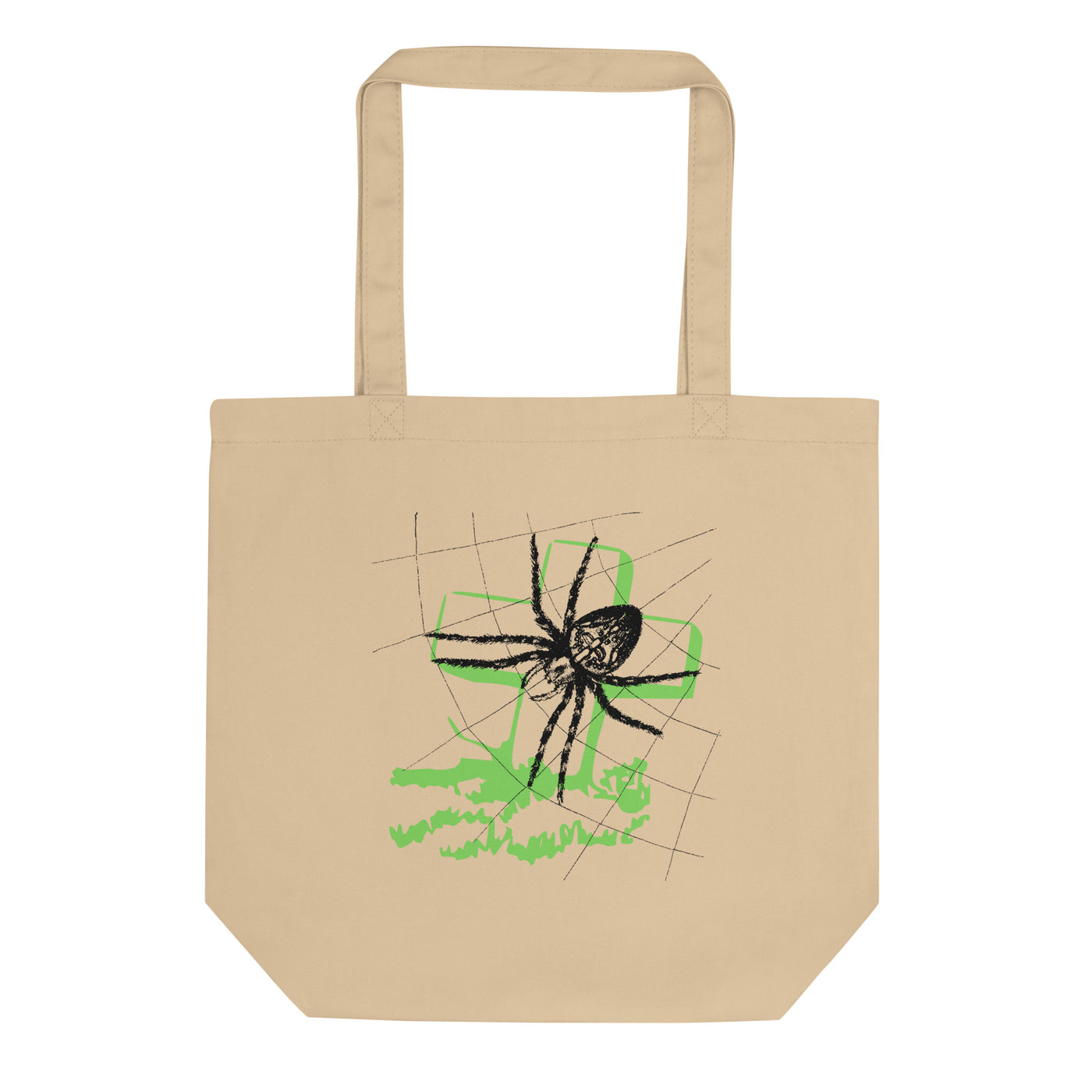 Spider Tombstone Halloween Eco Tote Bag