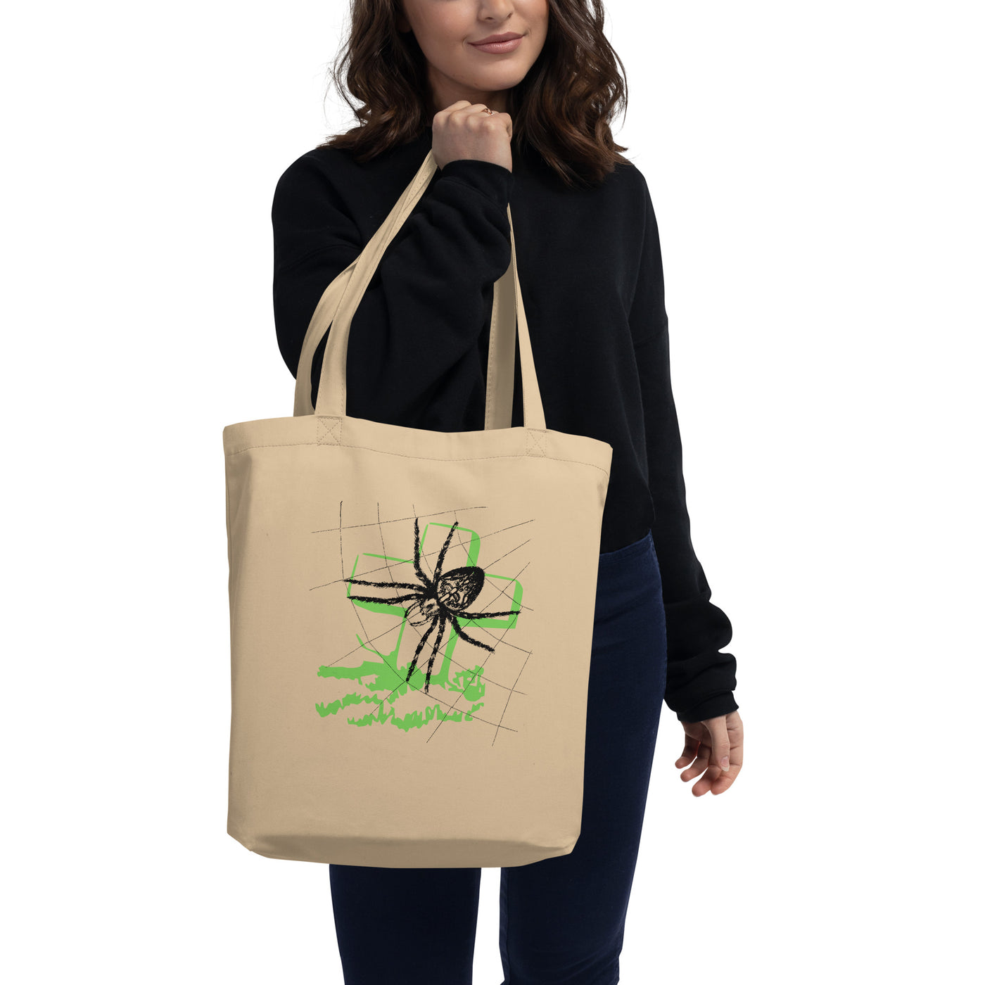 Spider Tombstone Halloween Eco Tote Bag