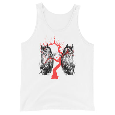 Owl Tree Halloween tank top