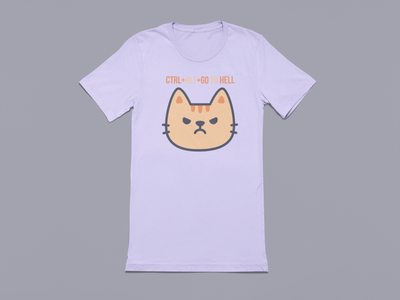 Cat Computer Graphic Tee