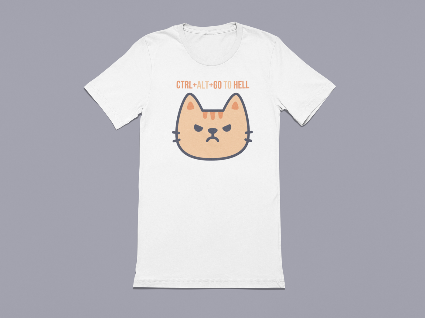 Cat Computer Graphic Tee