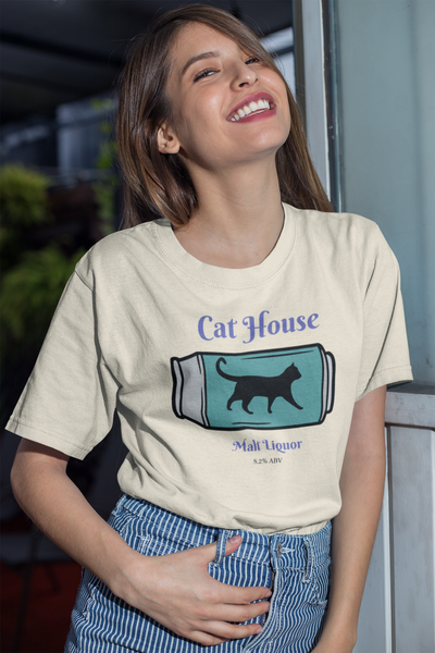 Cat House Malt Liquor - Beer - Graphic t-shirt