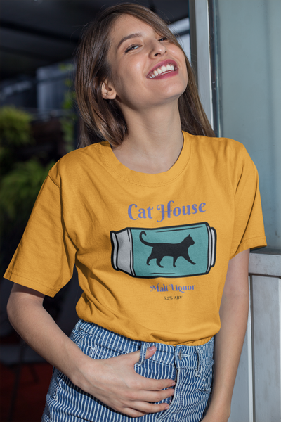 Cat House Malt Liquor - Beer - Graphic t-shirt