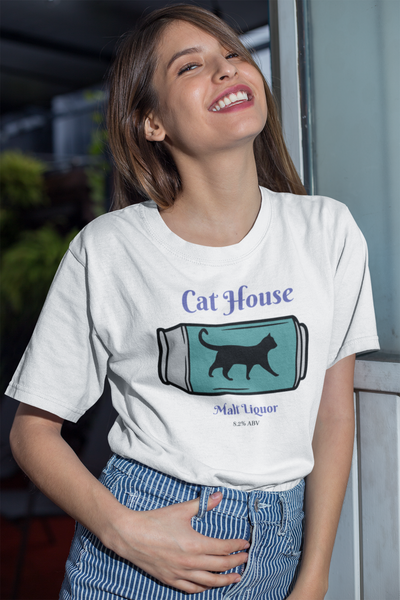 Cat House Malt Liquor - Beer - Graphic t-shirt