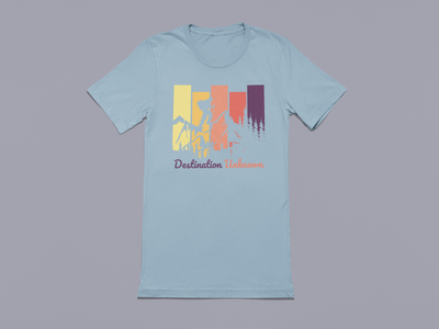 Destination Unknown - Hiking Outdoors - Graphic t-shirt