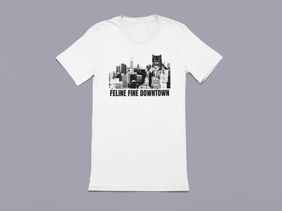 Feline Fine Downtown - Cat City - Graphic t-shirt