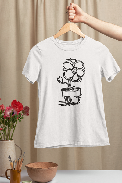 Flower Sketch - Gardening - Spring - Graphic t-shirt