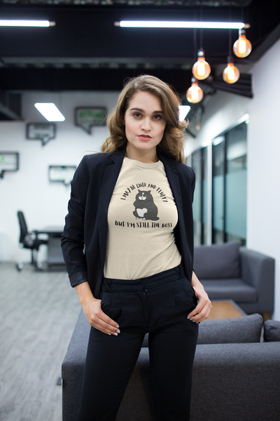 I may be cute and fluffy but I'm still the boss - Cat - Graphic Tee