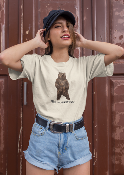 Misunderstood - Grizzly Bear - Outdoors - Graphic t-shirt