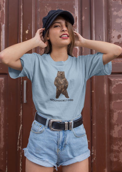 Misunderstood - Grizzly Bear - Outdoors - Graphic t-shirt