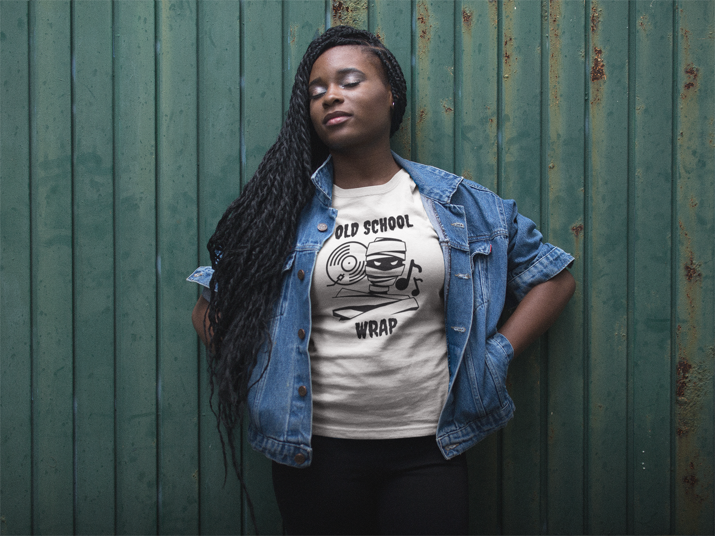 Old School Wrap - Hip Hop - Rap - Mummy - Women's Graphic t-shirt