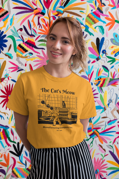 The Cat's Meow Manufacturing - Cat - Graphic t-shirt