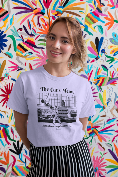 The Cat's Meow Manufacturing - Cat - Graphic t-shirt