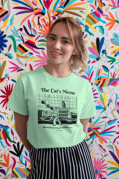 The Cat's Meow Manufacturing - Cat - Graphic t-shirt