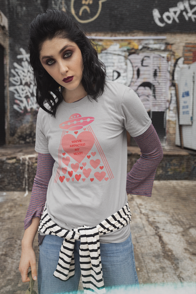 You've Abducted My Heart - Alien - Valentine's Day - Graphic t-shirt